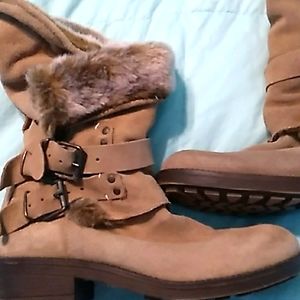 Tan size 41 Coolway suede boots